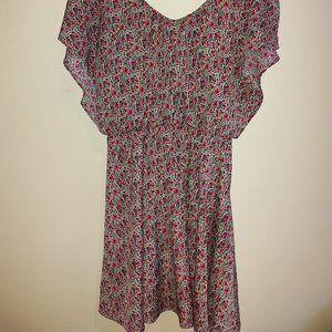 Collective Concepts | Floral Off Shoulder Dress, with Paisley Print